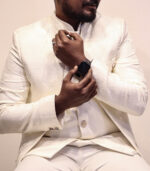 Cream Indo Western Jodhpuri Set - Image 4