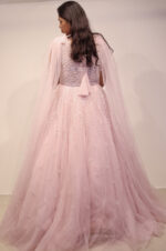 Baby Pink Beaded Ball Gown - Image 4